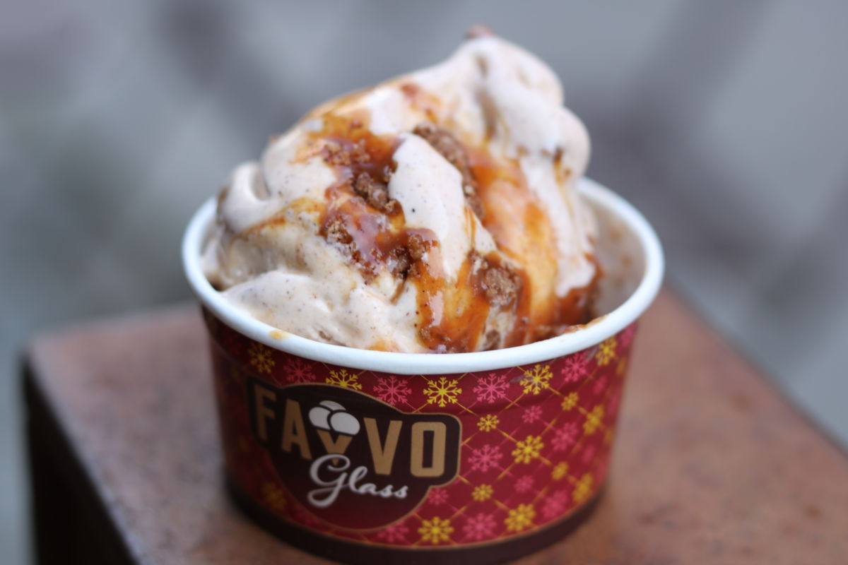 Favvo Glass Kanelbulle ice cream