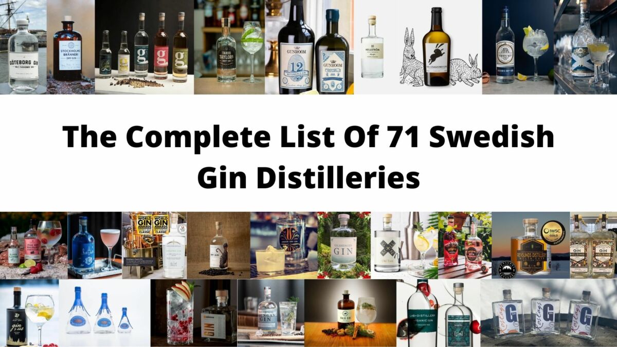 The Complete List Of 71 Swedish Gin Distilleries